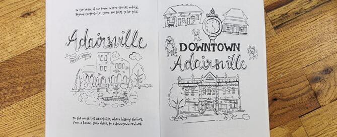 "Where Best Friends Meet: A Colorful Journey of Bartow County.” coloring book by Samantha Centers
